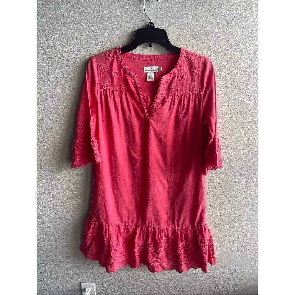 ❤️Vineyard Vines Paradise Linen Blend Dress